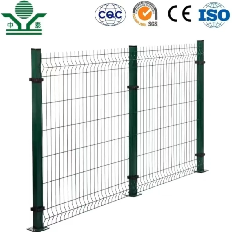 Zhongtai High Quality 3D Bending Security Welded Wire Mesh Fence