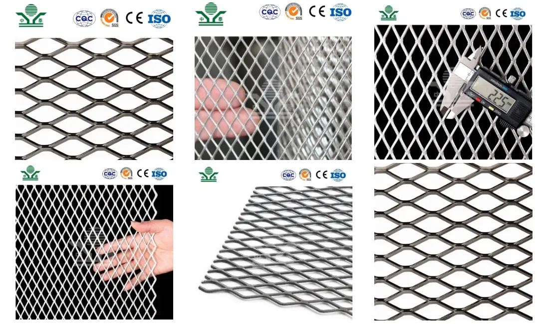 expanded metal square mesh
