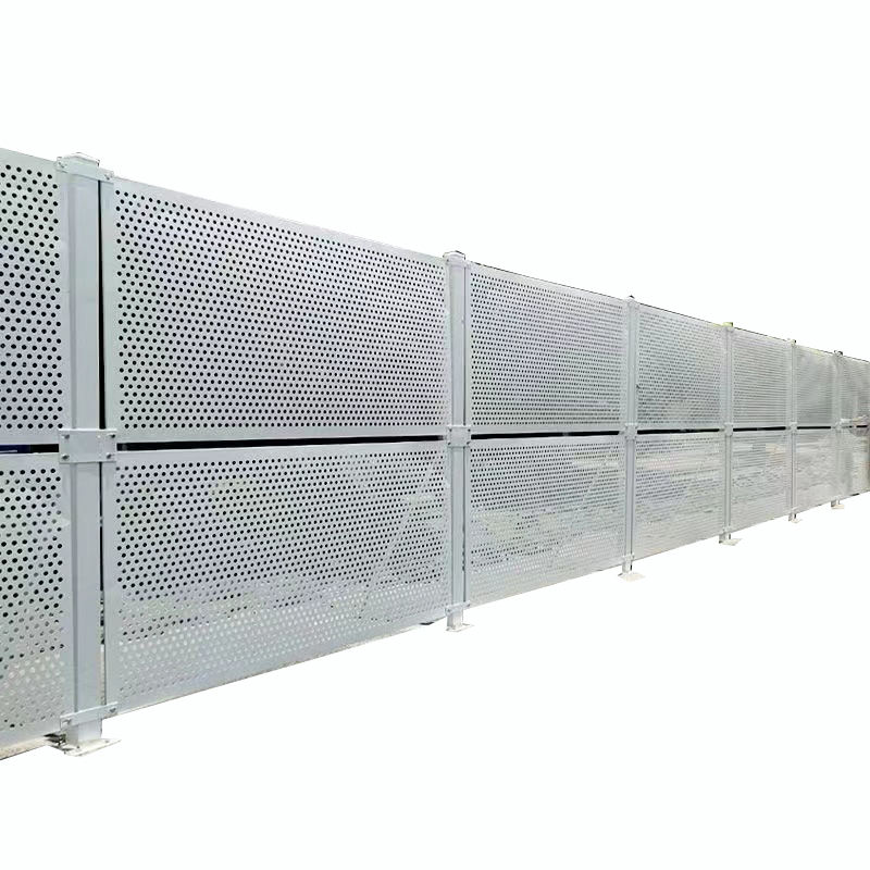 temporary site security fencing