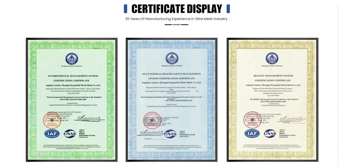 Zhongtai PVC/ Powder Coated Double Edged Steel Iron 3D Welded Wire Mesh Fence